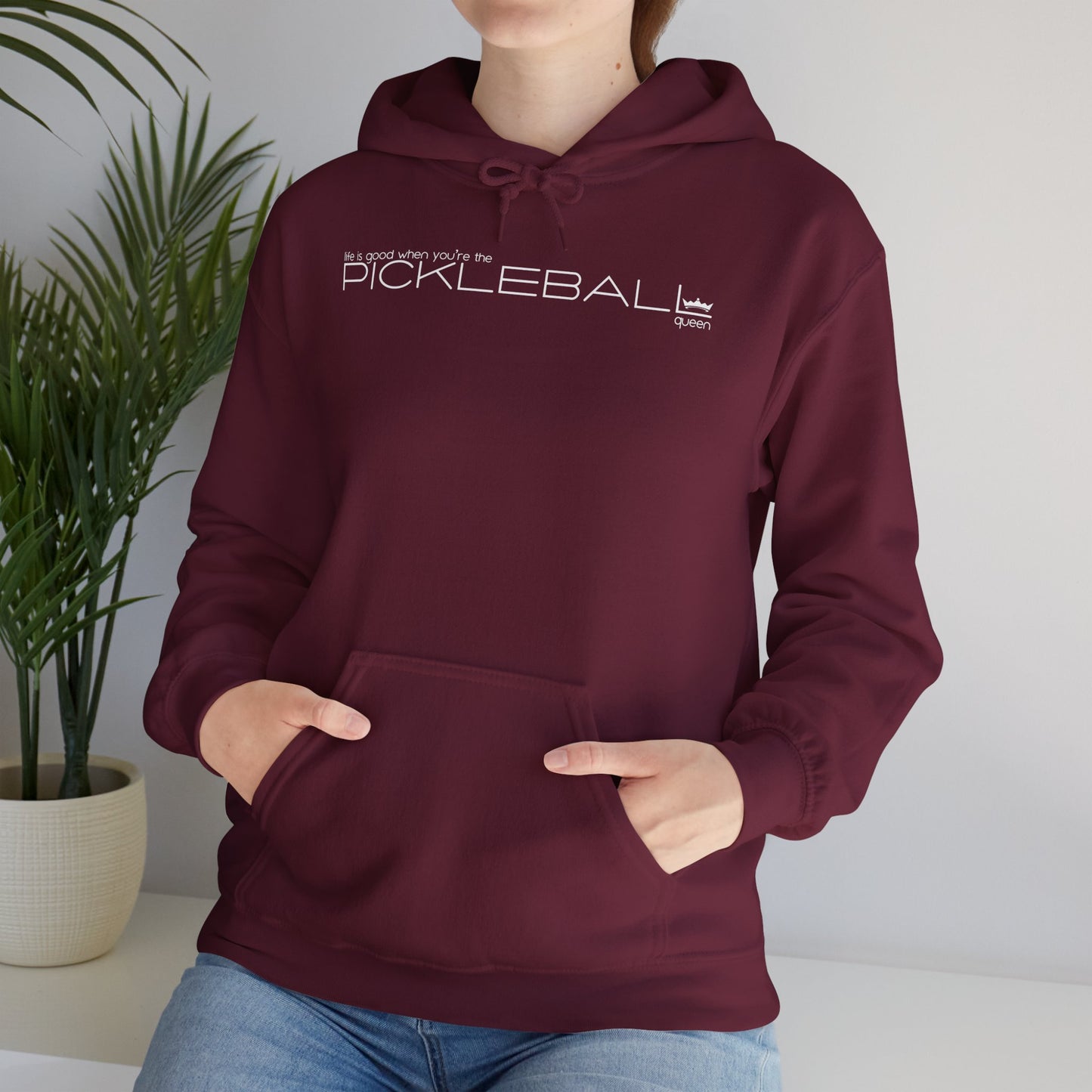 Hooded Sweatshirt, Pickleball King or Queen Unisex Heavy Blend™