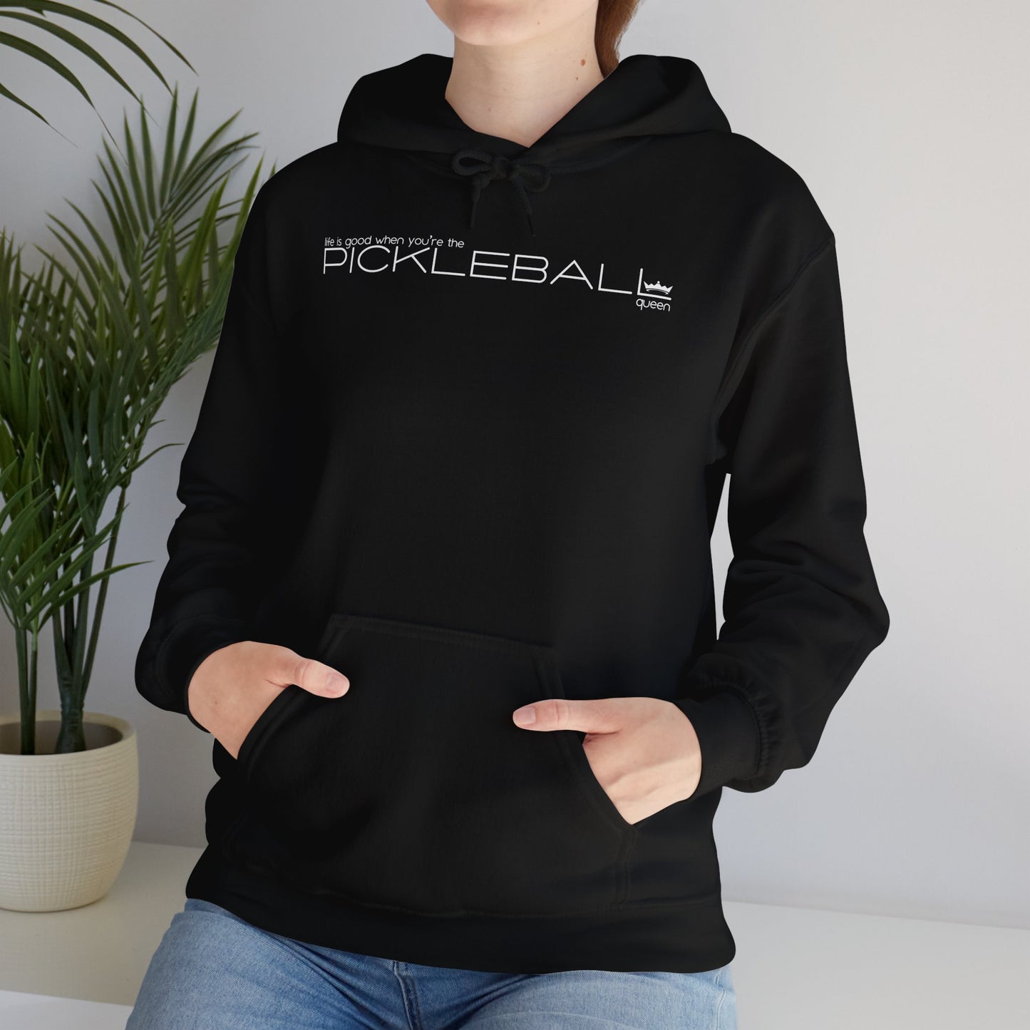 Hooded Sweatshirt, Pickleball King or Queen Unisex Heavy Blend™