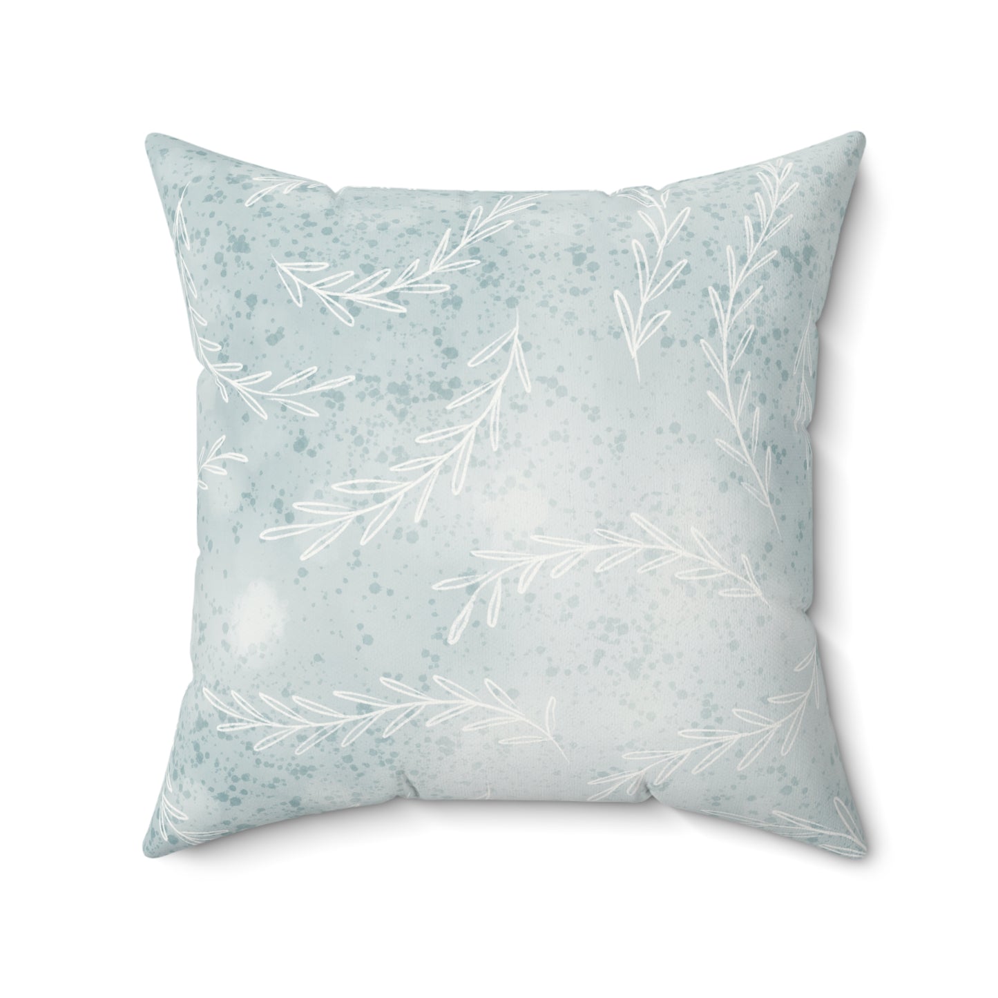 Faux Suede Gone Fishing Pillow, Two Colors