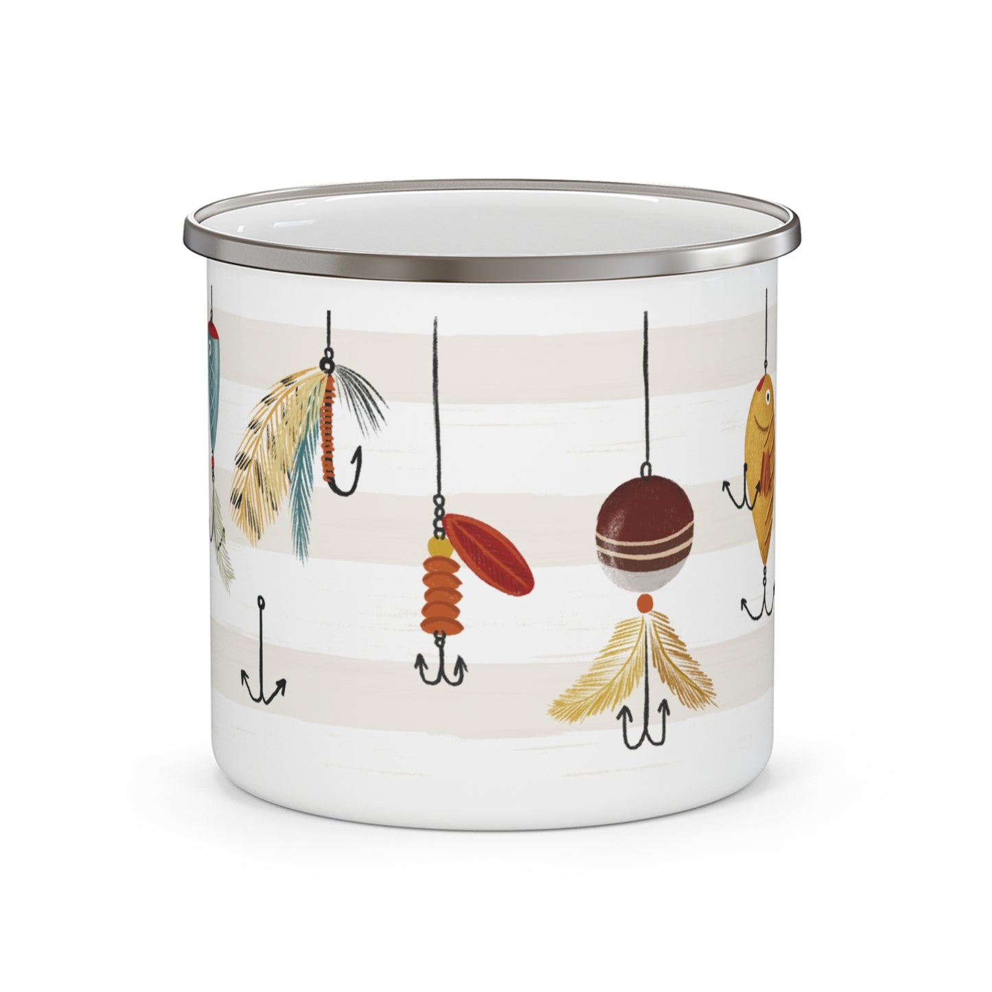 Fisherman's Enamel Camping Mug