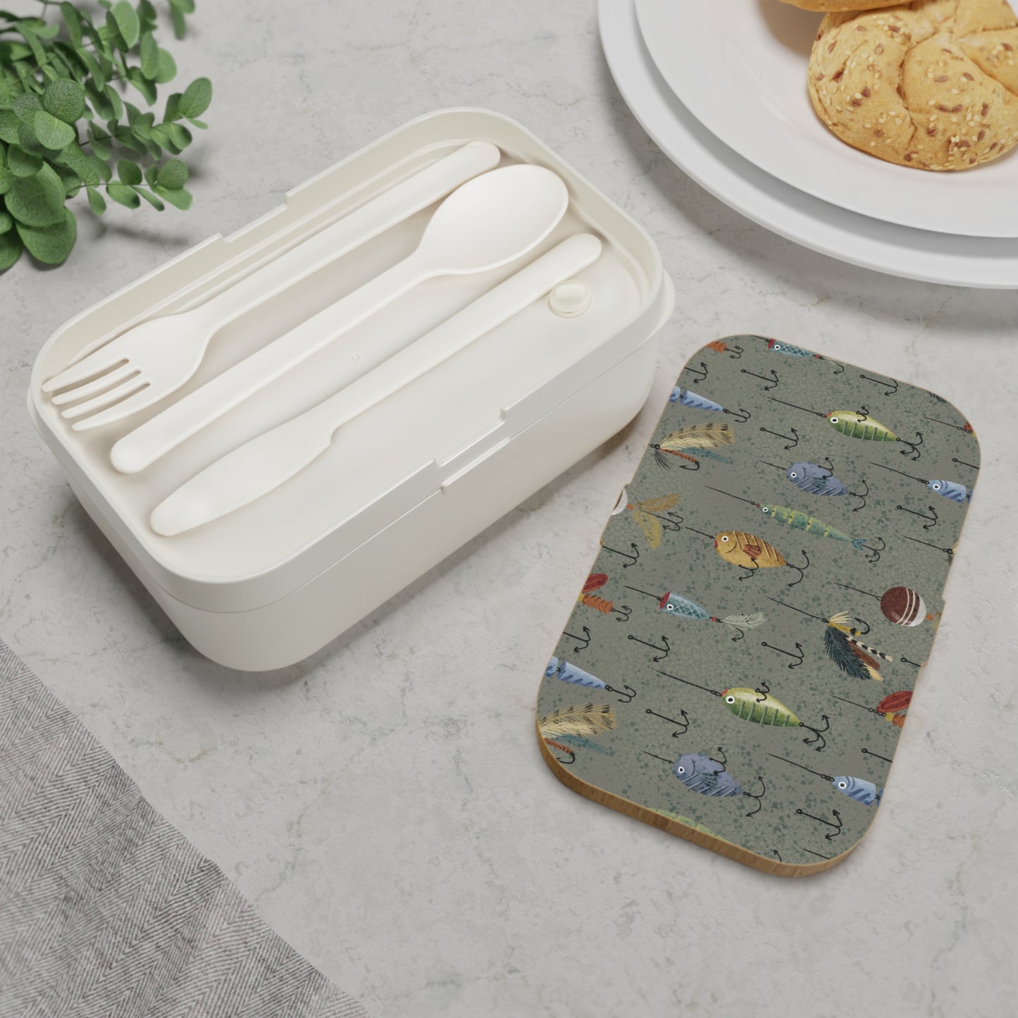 Bento Lunch Box, Fishing Lures