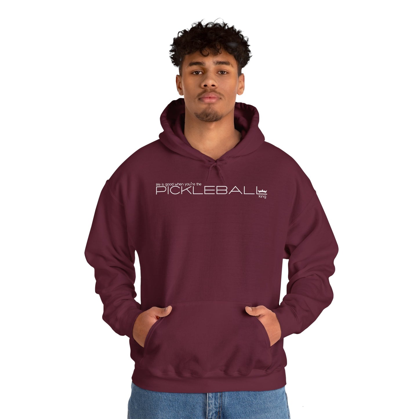 Hooded Sweatshirt, Pickleball King or Queen Unisex Heavy Blend™