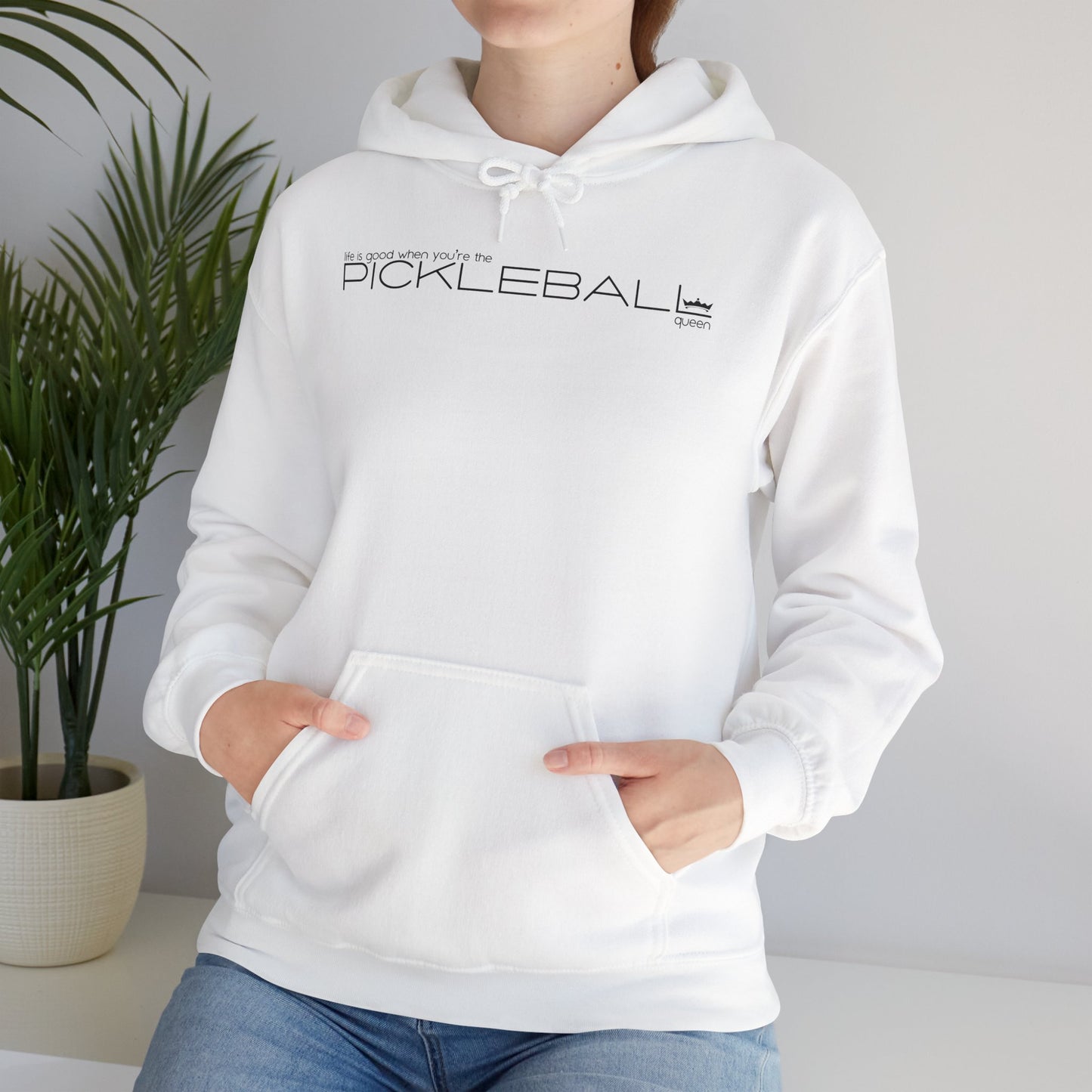 Hooded Sweatshirt, Pickleball King or Queen Unisex Heavy Blend™