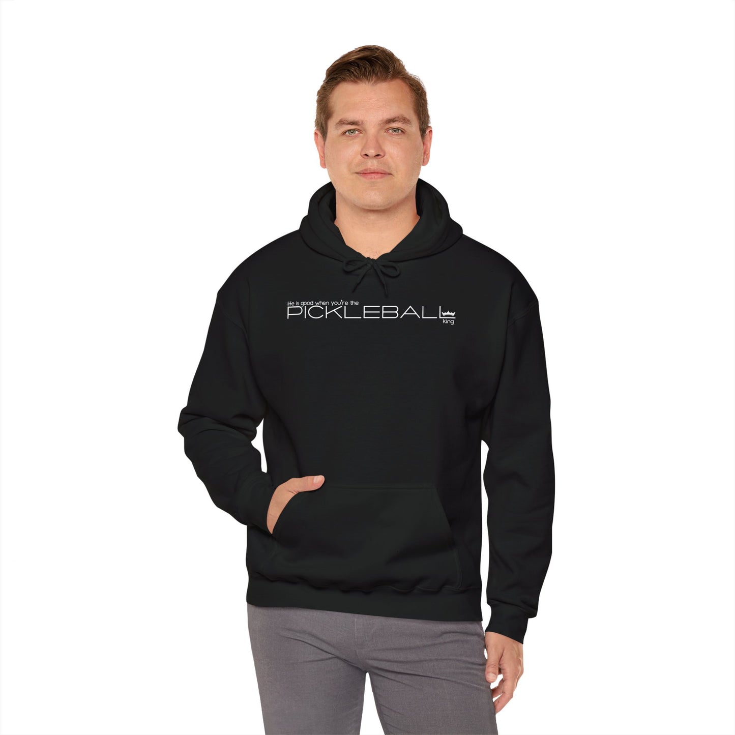 Hooded Sweatshirt, Pickleball King or Queen Unisex Heavy Blend™