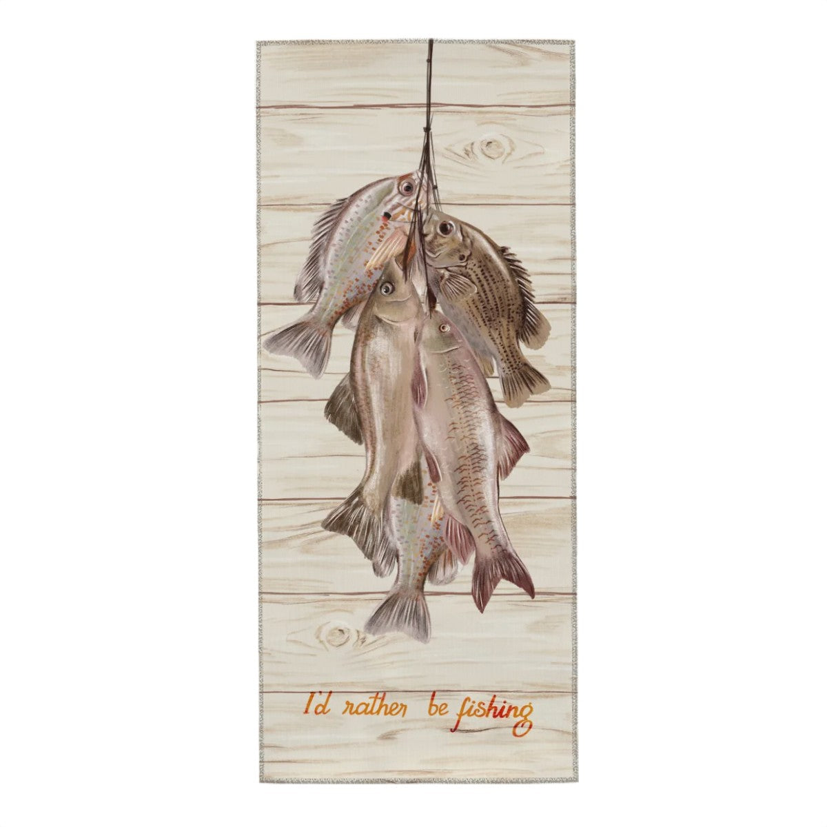 Tea Towels, Set of Three Fishing Designs