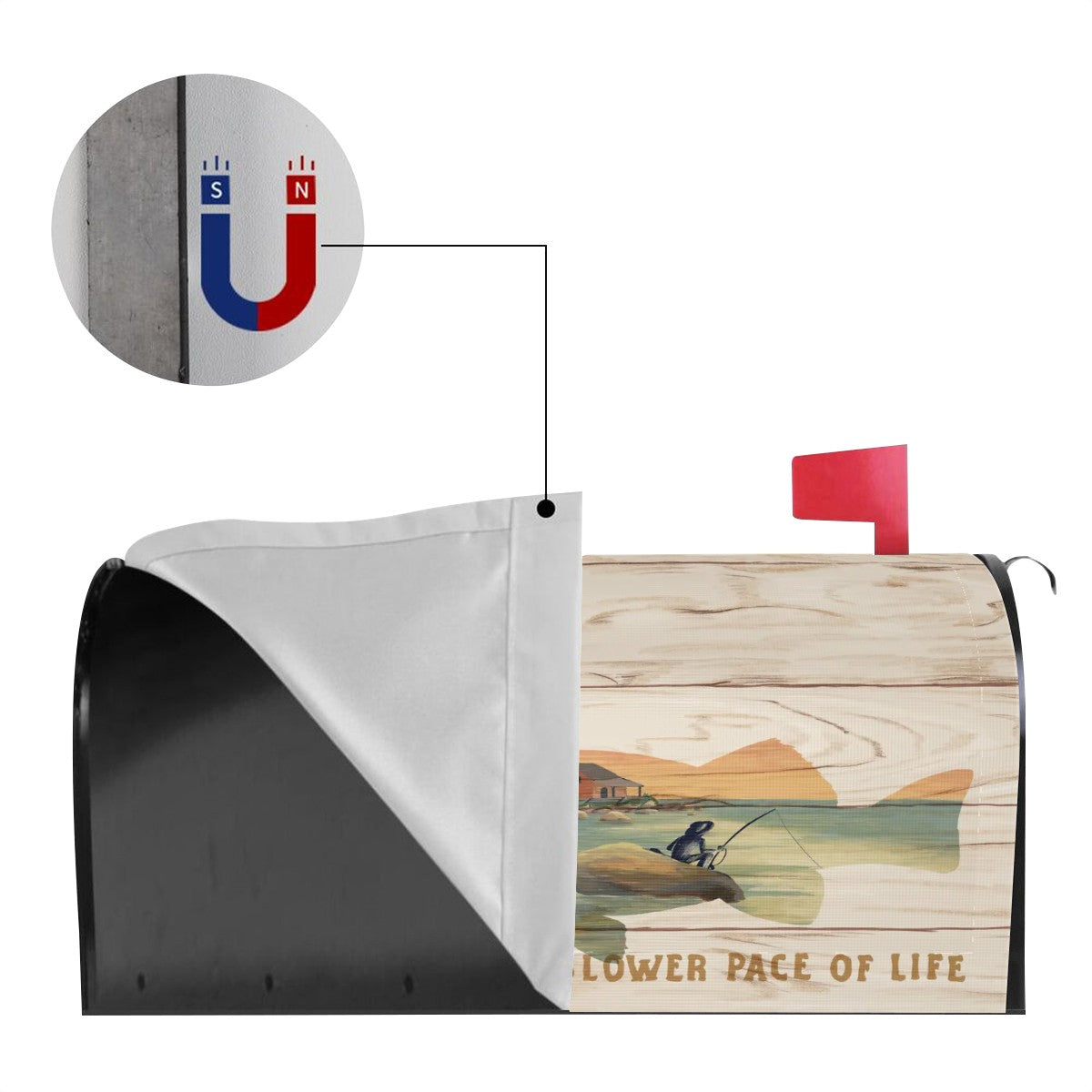 Magnetic Mailbox Cover - Two Design Choices