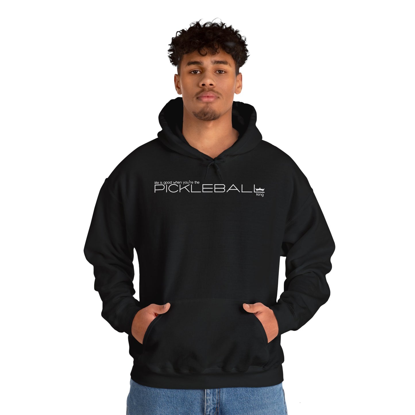 Hooded Sweatshirt, Pickleball King or Queen Unisex Heavy Blend™
