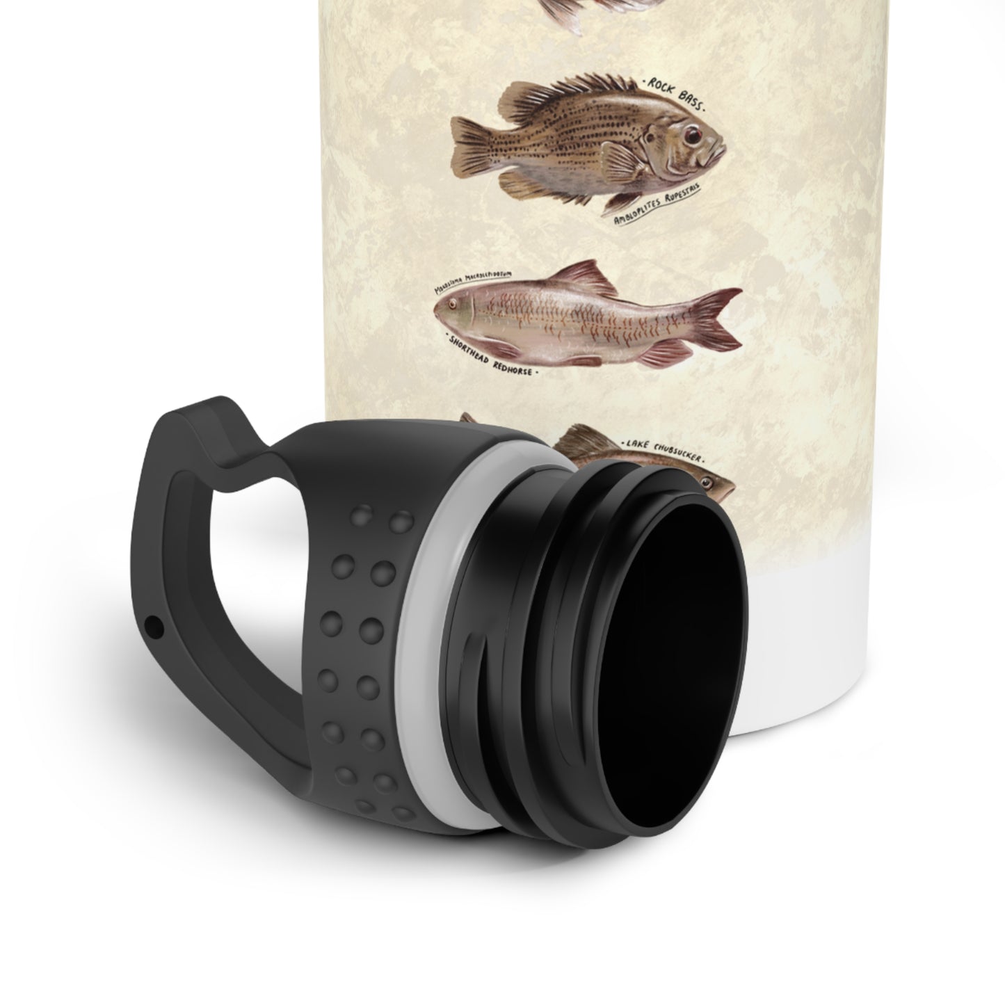 Stainless Steel Water Bottle, Gone Fishing