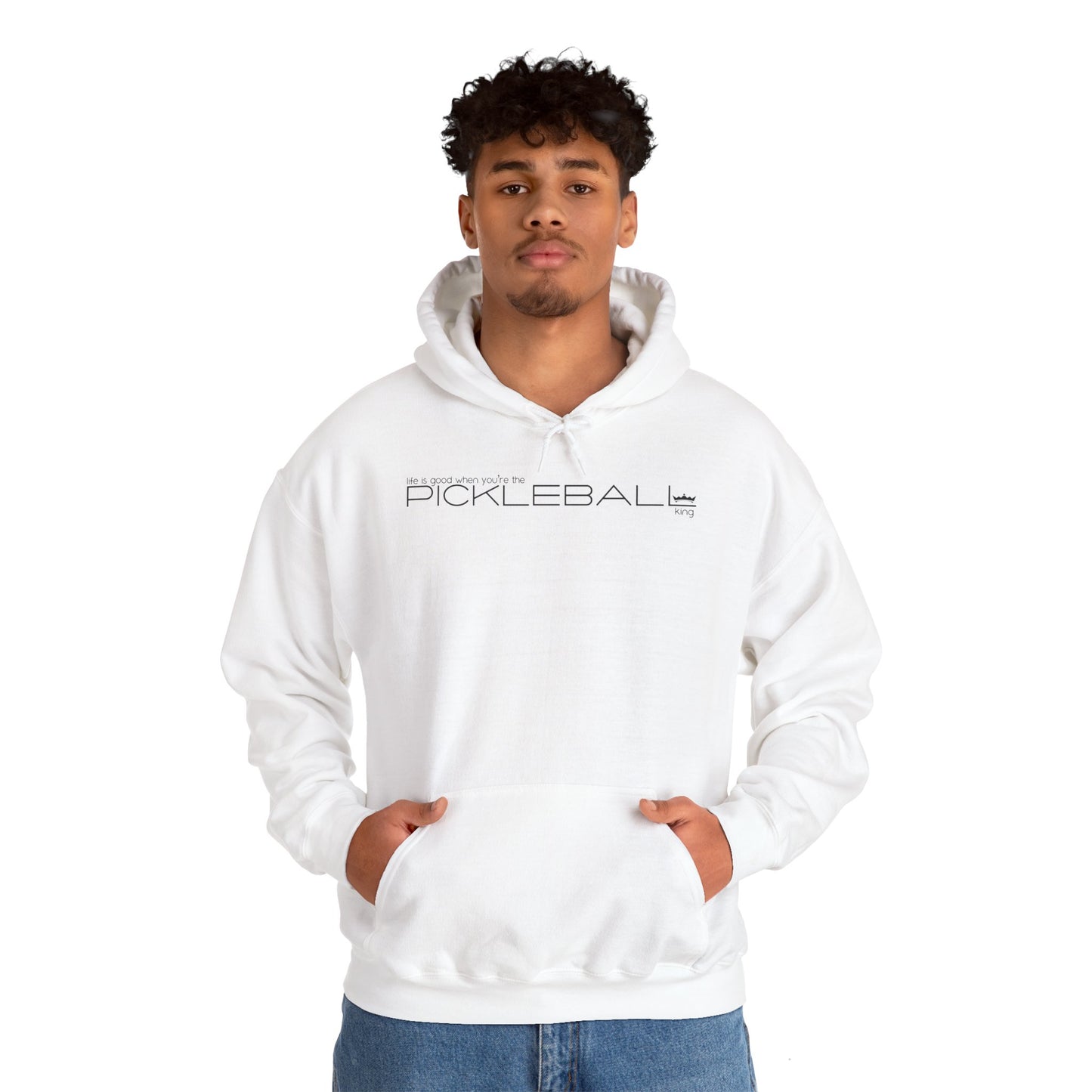 Hooded Sweatshirt, Pickleball King or Queen Unisex Heavy Blend™