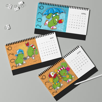 2026 Desk Calendar, Pickleball