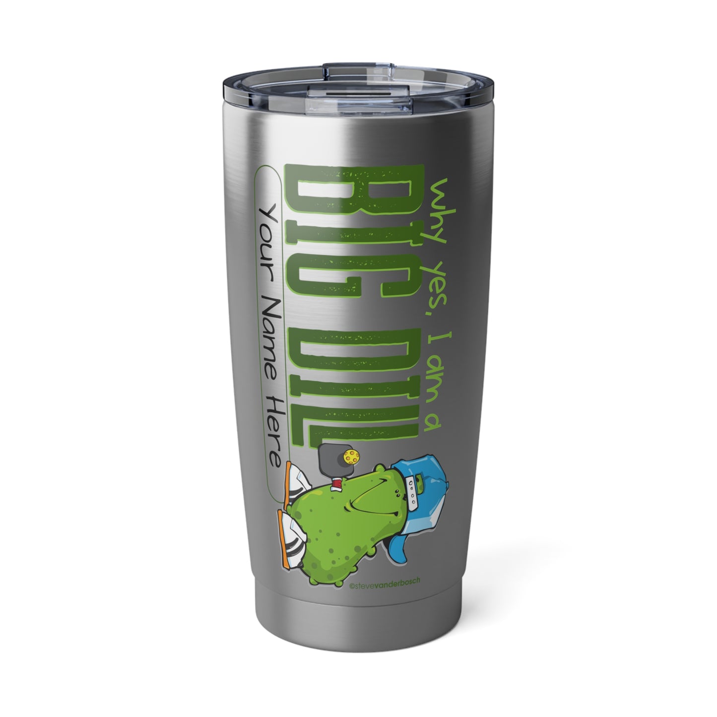Game, Set, Sip — 20oz Personalizabhle Pickleball Tumbler, 2 Designs Options