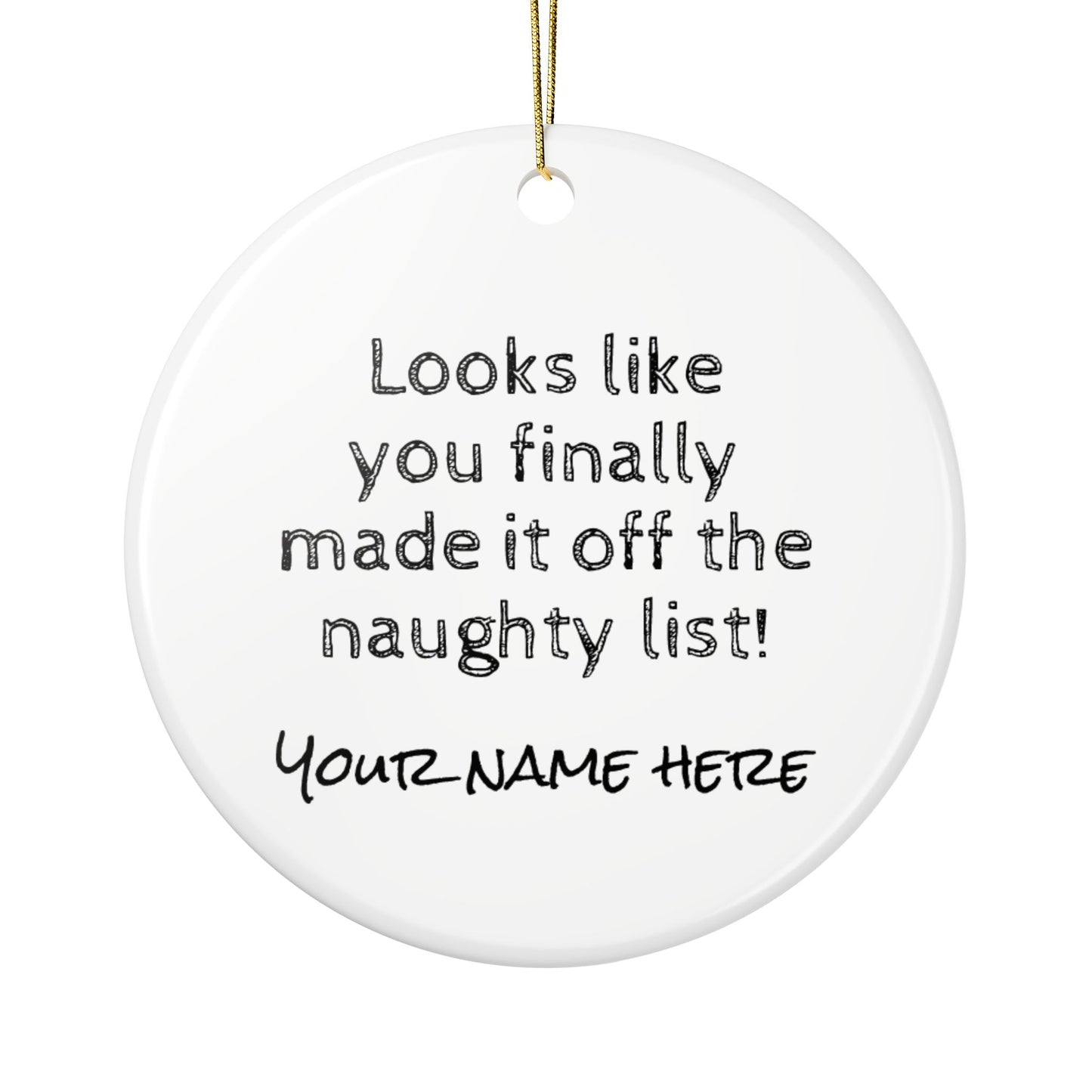 Dink the Halls with Personalized Pickleball Ceramic Ornament, five design variations