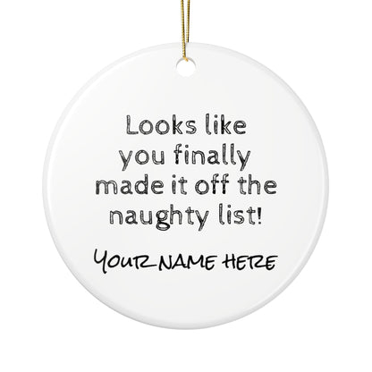 Dink the Halls with Personalized Pickleball Ceramic Ornament, five design variations