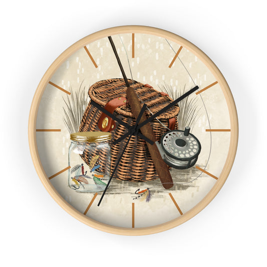 Wall Clock, Fish and Tackle