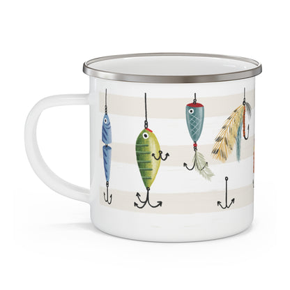 Fisherman's Enamel Camping Mug