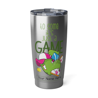 Game, Set, Sip — 20oz Personalizabhle Pickleball Tumbler, 2 Designs Options