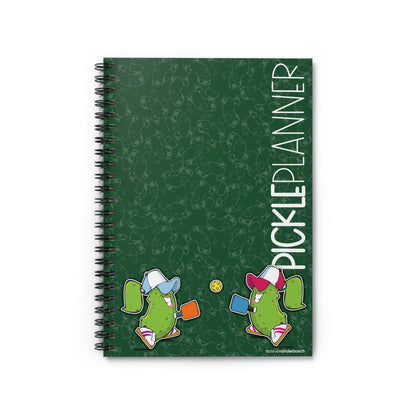 Spiral Notebook, Three Pickleball Design Options