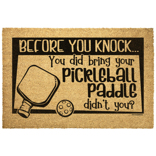 Door Mats, Pickleball